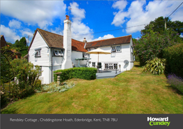 Rendsley Cottage , Chiddingstone Hoath, Edenbridge, Kent, TN8 7BU