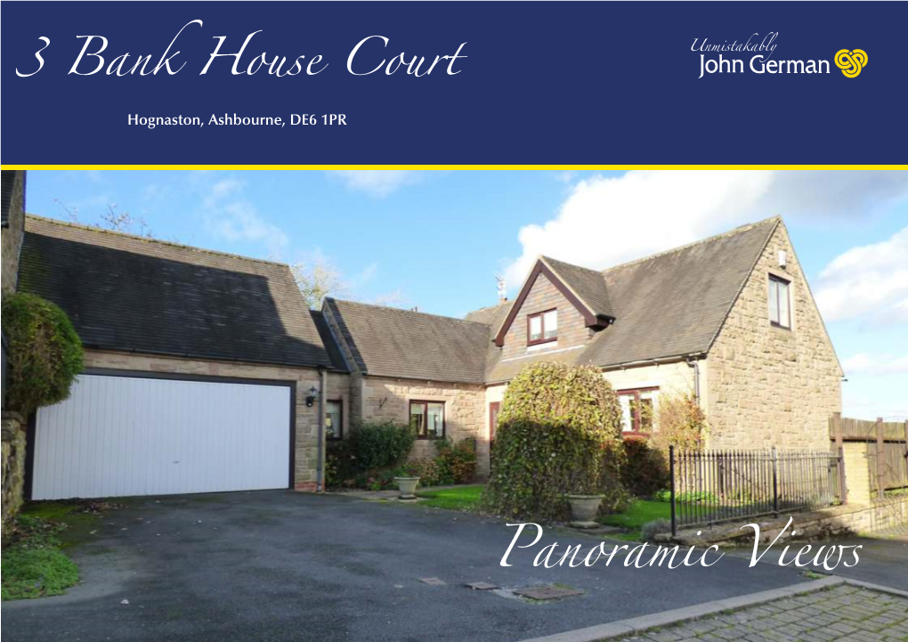 3 Bank House Court Hognaston, Ashbourne, DE6 1PR