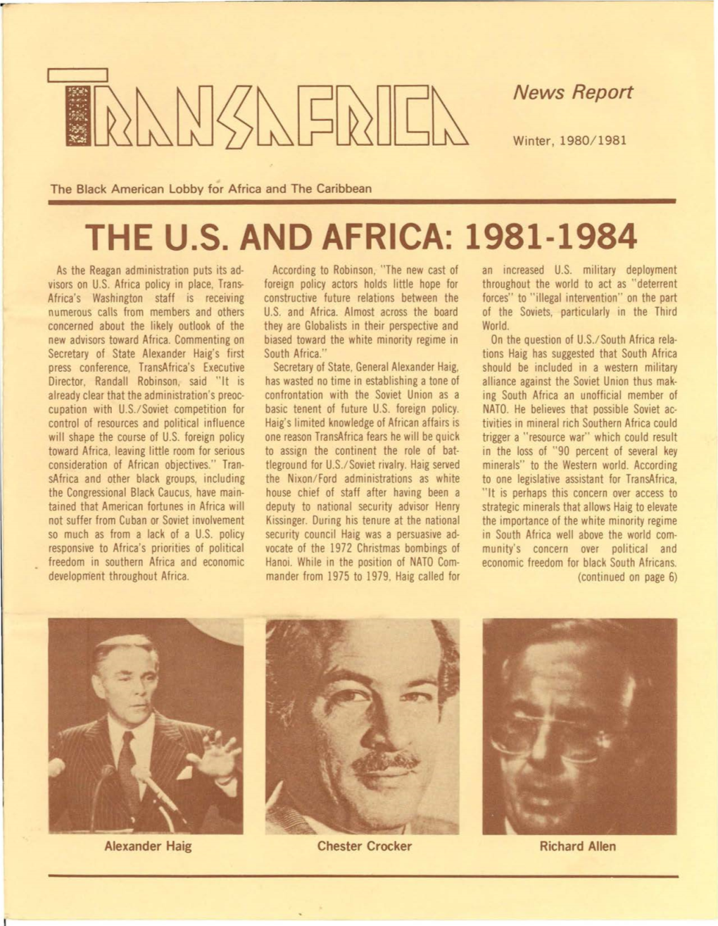 The Us and Africa