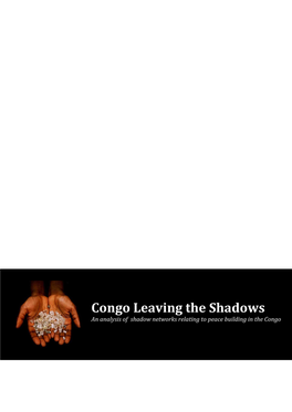 Congo Leaving the Shadows an Analysis of Shadow Networks Relating to Peace Building in the Congo