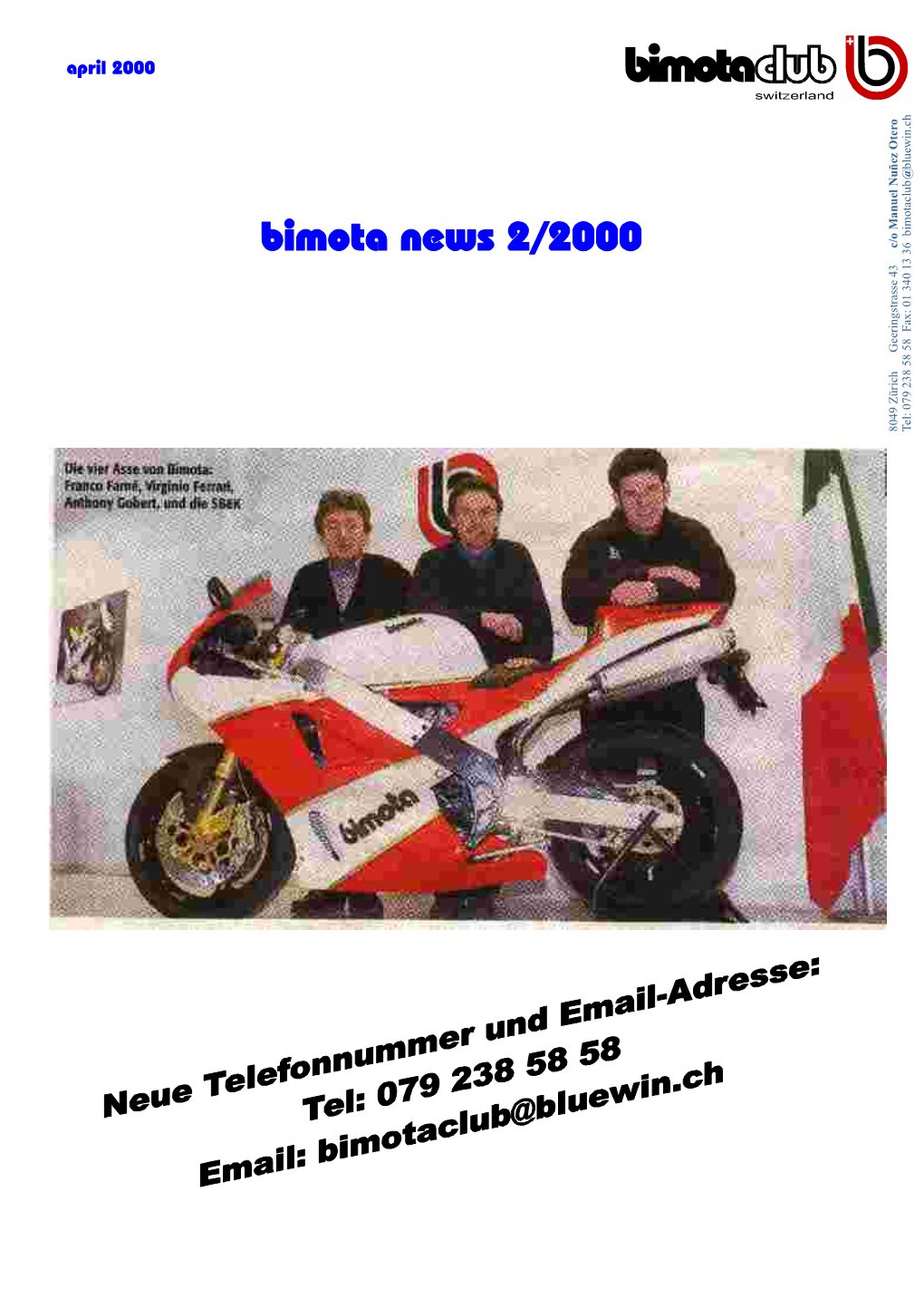 Bimota News 2/2000