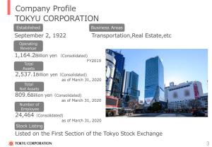 TOKYU CORPORATION Company Profile