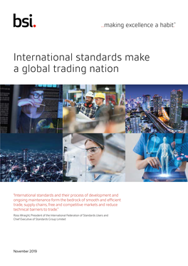 International Standards Make a Global Trading Nation