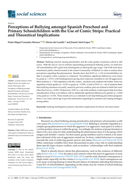 Perceptions of Bullying Amongst Spanish Preschool and Primary Schoolchildren with the Use of Comic Strips: Practical and Theoretical Implications