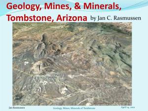 Geology, Mines, & Minerals, Tombstone, Arizona