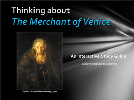 The Merchant of Venice – Interactive Study Guide