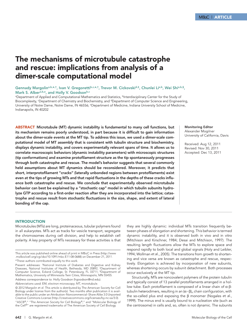 The Mechanisms of Microtubule Catastrophe and Rescue: Implications from Analysis of a Dimer-Scale Computational Model