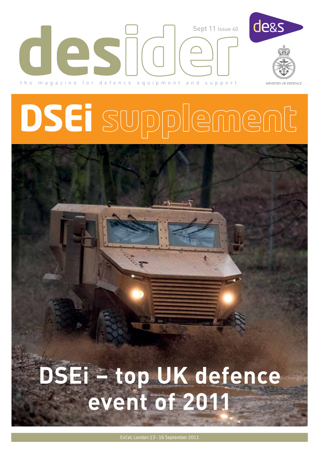 Dsei – Top UK Defence Event of 2011