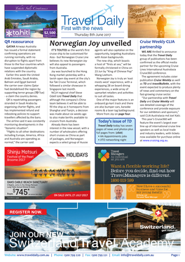 Norwegian Joy Unveiled