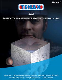 Fabricator - Maintenance Product Catalog - 2016