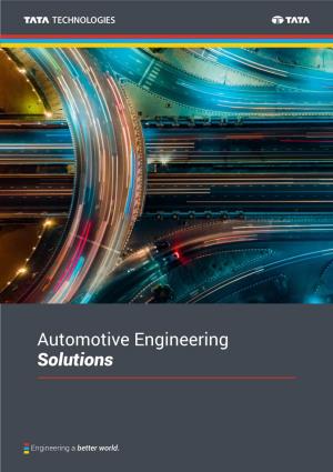 Automotive Engineering Solutions