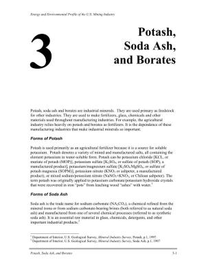Potash, Soda Ash, and Borates 3