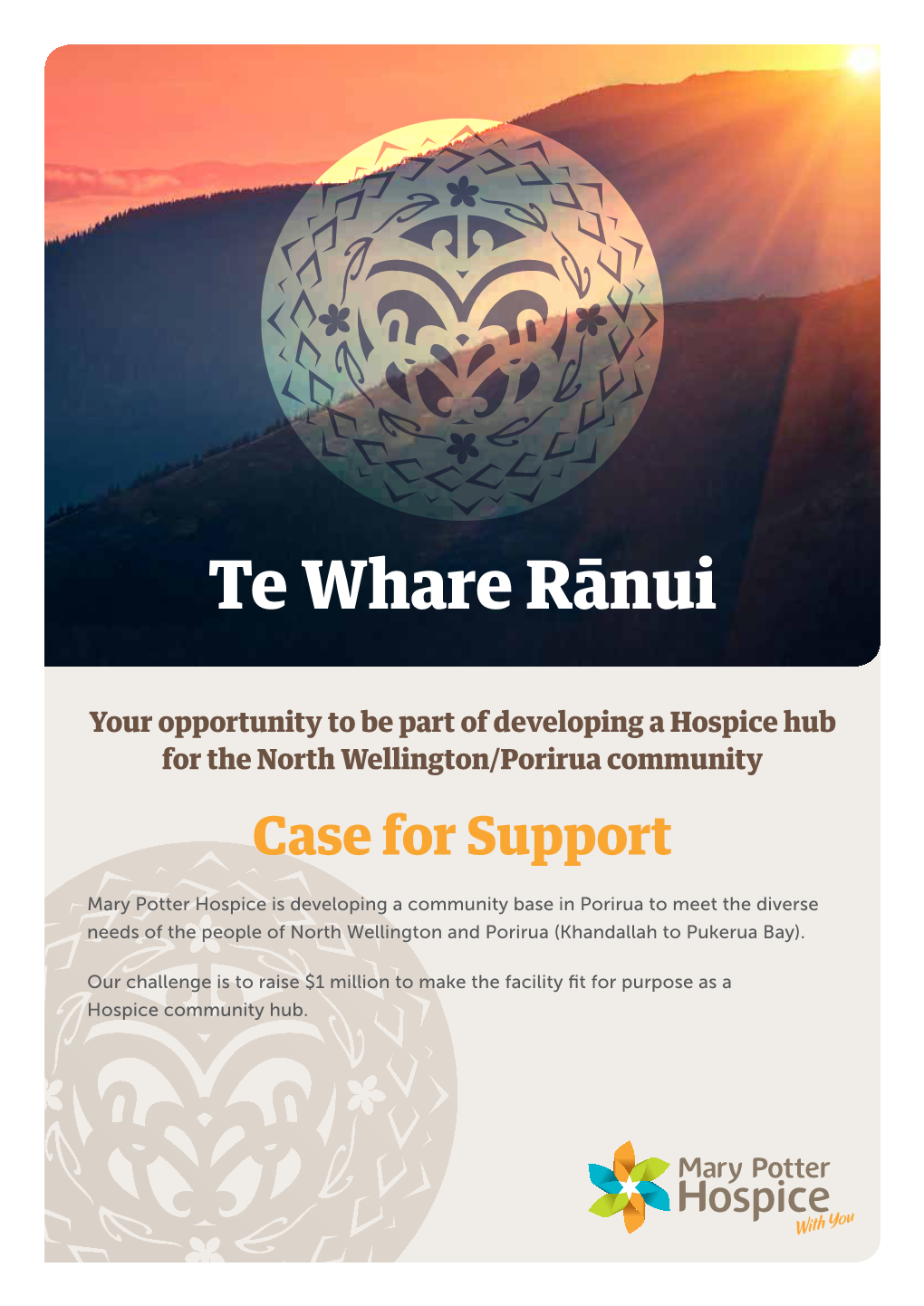 Te Whare Rānui – Case for Support