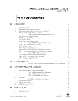 Table of Contents