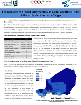 The Assessment of Food Vulnerability in Sahel Countries: Case of The