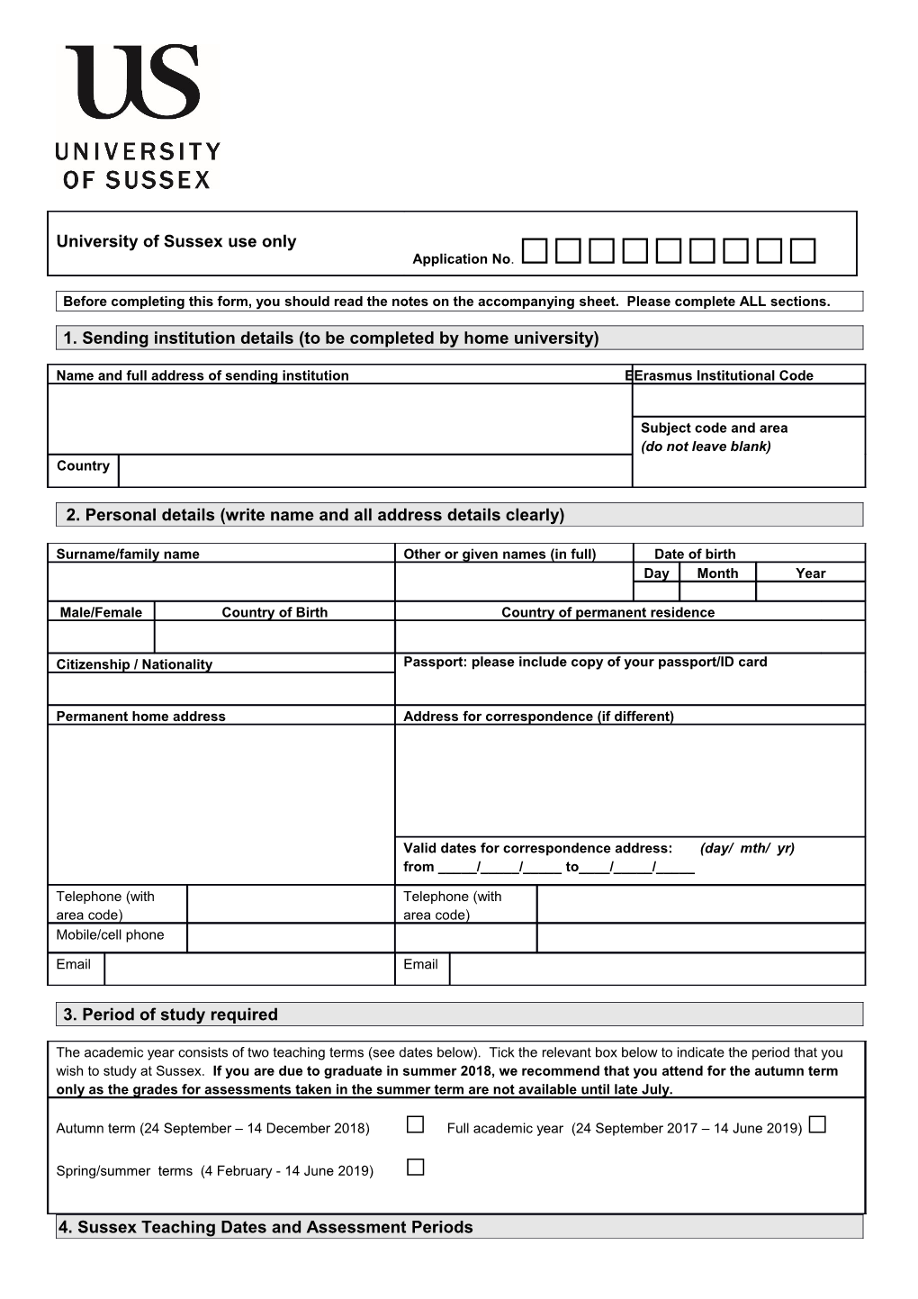 Before Completing This Form You Should Read the Notes on the Accompanying Sheet