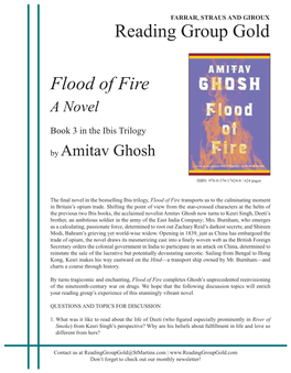 Flood of Fire Reading Group Gold