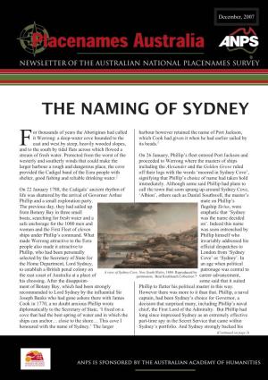 The Naming of Sydney