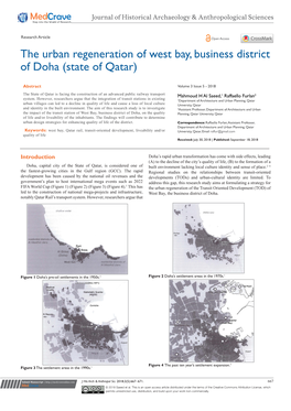 The Urban Regeneration of West Bay, Business District of Doha (State of Qatar)