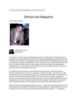Detroit Jazz Magazine