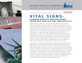 Vital Signs: Economic Realities and Challenges Facing New York City One Year After 9/11