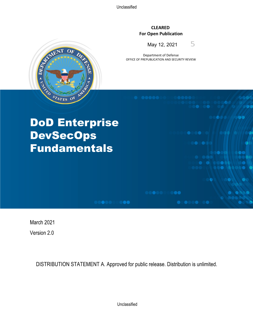 Dod Enterprise Devsecops Fundamentals