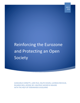 Reinforcing the Eurozone and Protecting an Open Society