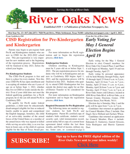 SUBSCRIBE! Click Here Suburban Newspapers, Inc