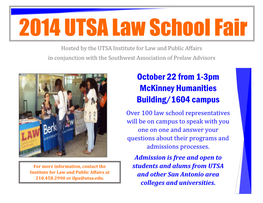 2014 UTSA Law School Fair