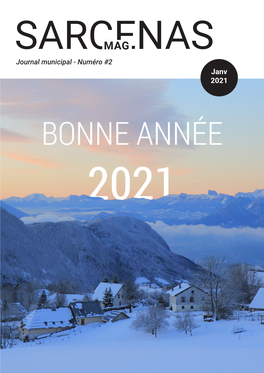 Janv 2021 Les Vœux Du Maire