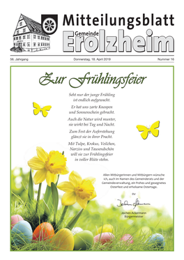 Zur Frühlingsfeier