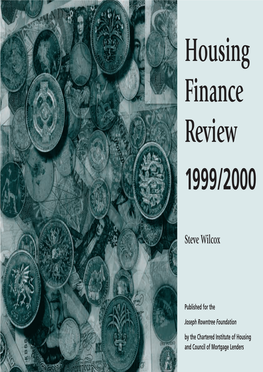 Housing Finance Review 1999/2000