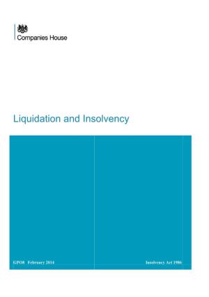 Liquidation and Insolvency