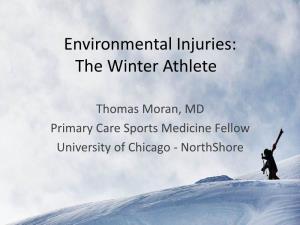 Environmental Injuries: the Winter Athlete