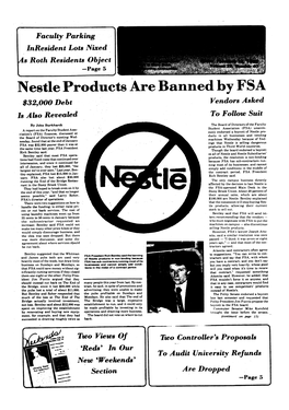 Nestle Products Are Banned by FS a $32 000 Debt Vendors Asked Is Also Revealed to Follow Suit