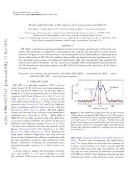 Double-Peaked OI Profile: a Likely Signature of the Gaseous Ring Around KH