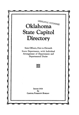 Oklahoma State Capit.Oi D' I Rectory
