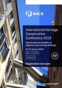 International Heritage Conservation Conference 2019