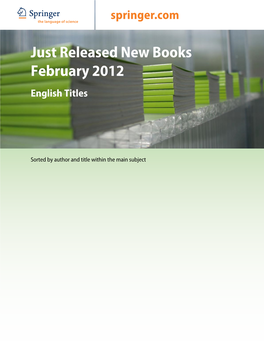 ABCD Just Released New Books February 2012