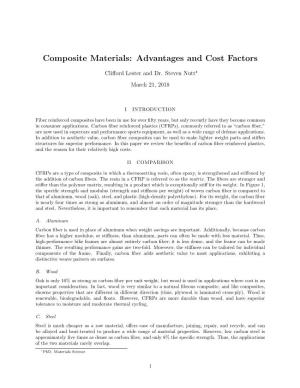 Composite Materials: Advantages and Cost Factors