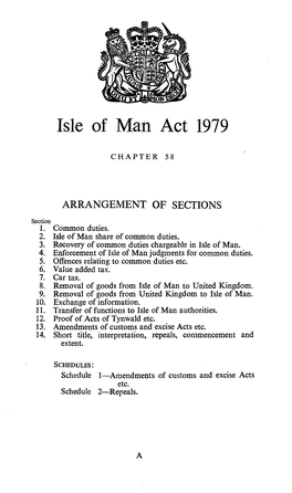 Isle of Man Act 1979