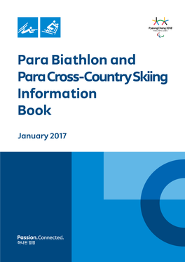 Para Biathlon and Para Cross-Country Skiing Information Book