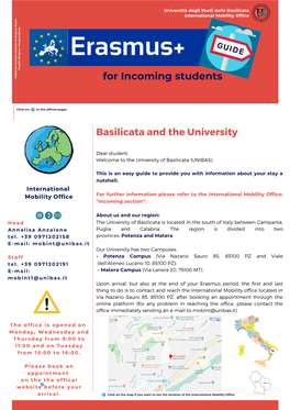 Basilicata and the University