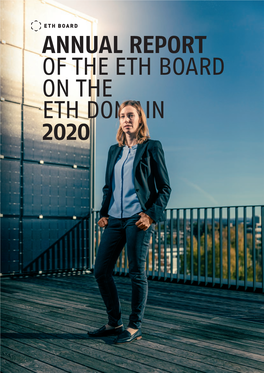 Annual Report of the ETH Board on the ETH Domain 2020