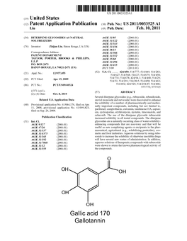 (12) Patent Application Publication (10) Pub. No.: US 2011/0033525 A1 Liu (43) Pub