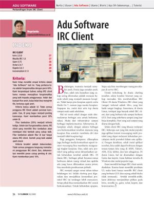 Adu Software IRC Client
