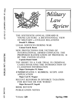 Micitary P E -C Law R Xeview [1 N Y+ 0 the SIXTEENTH ANNUAL EDWARD H