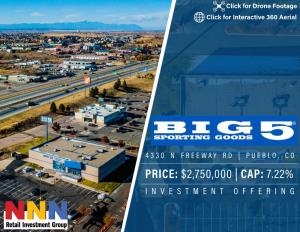 RETAIL INVESTMENT GROUP Retail Investment Group Is Pleased to Be the Listing Agent for Big 5 Sporting Goods in Pueblo, Colorado