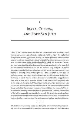 Joara, Cuenca, and Fort San Juan