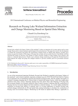 Research on Poyang Lake Wetland Information Extraction and Change Monitoring Based on Spatial Data Mining